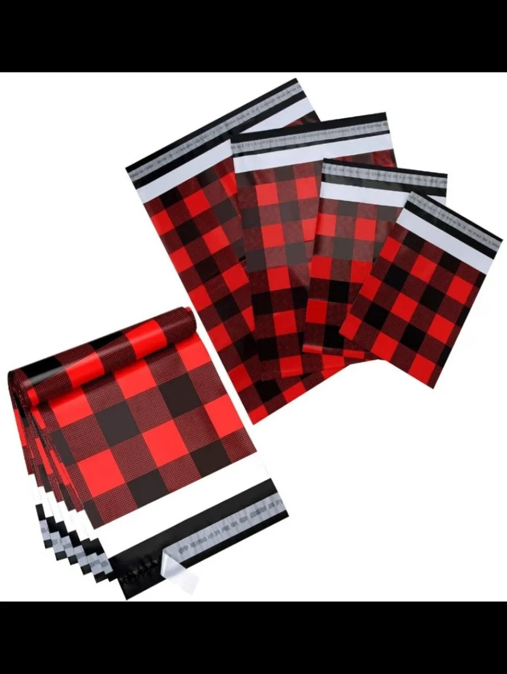 24pc POLY MAILER BUNDLE 💌 BUFFALO PLAID